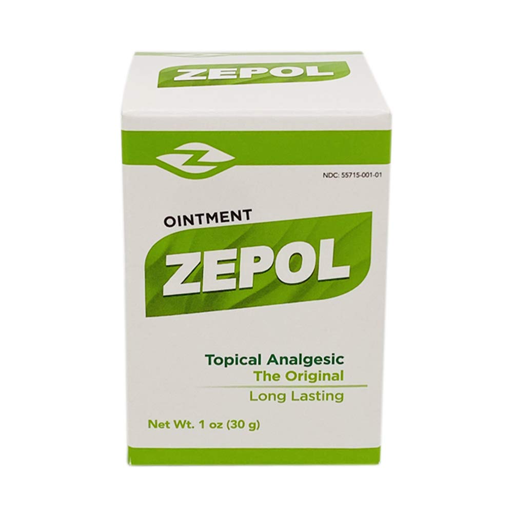 ZEPOL Analgesic Ointment Muscle Pain Aches Backache Sprains Strains Dolor Analgesico